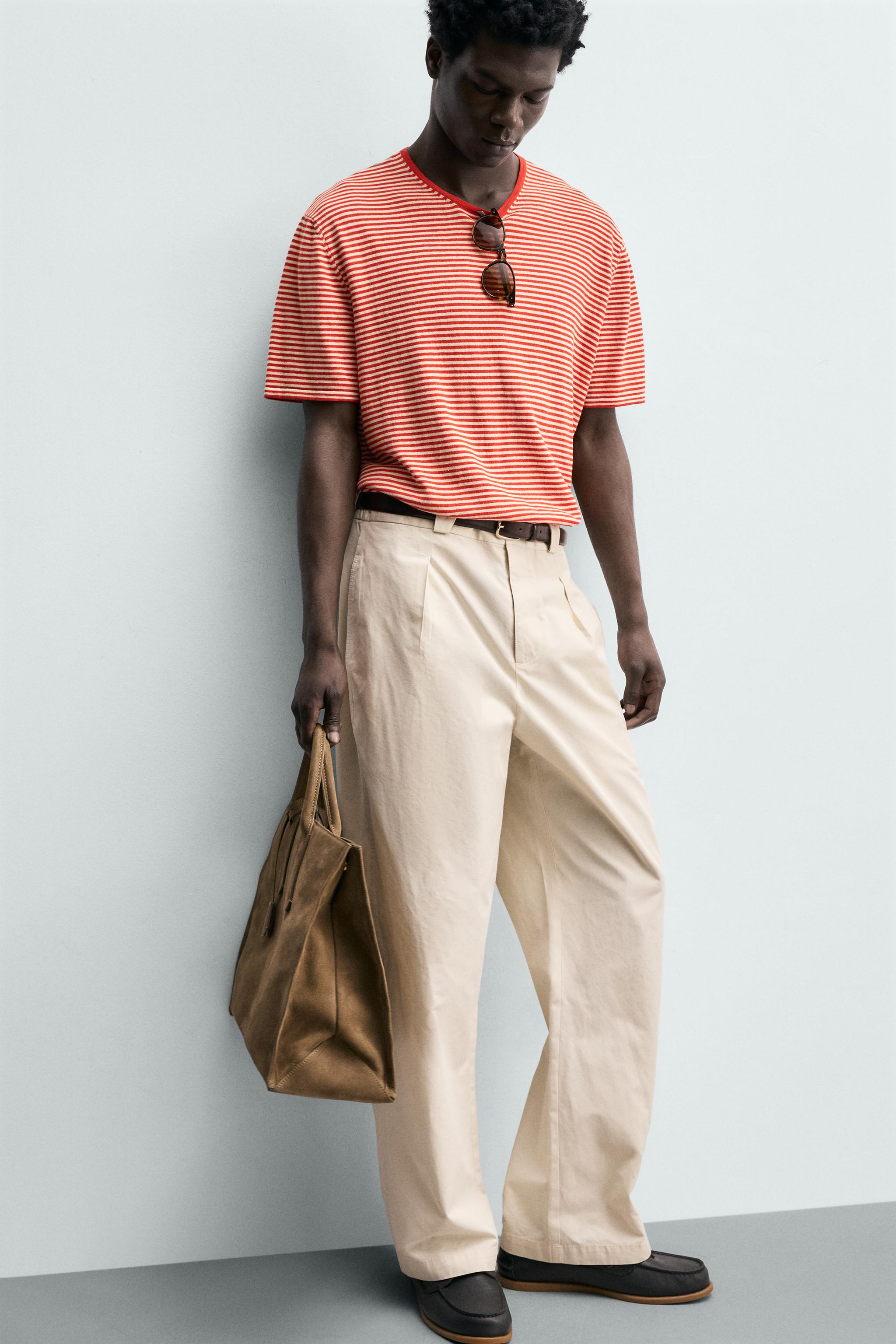 PANTALON STRAIGHT FIT COTON ET LYOCELL
