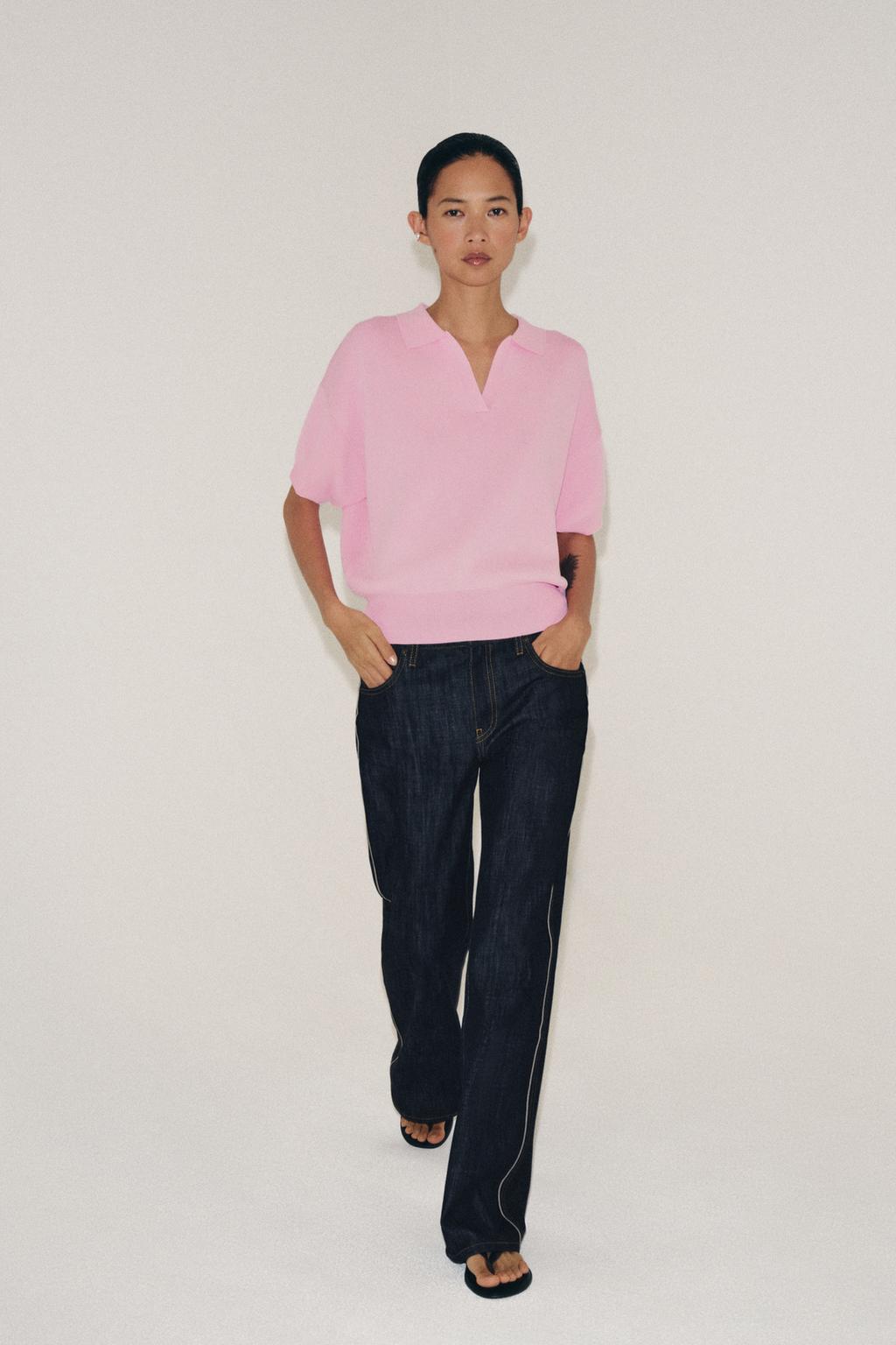 SHORT SLEEVE KNIT POLO SHIRT