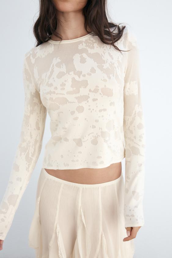 ZARA Lace Tops & Blouses for Women for sale