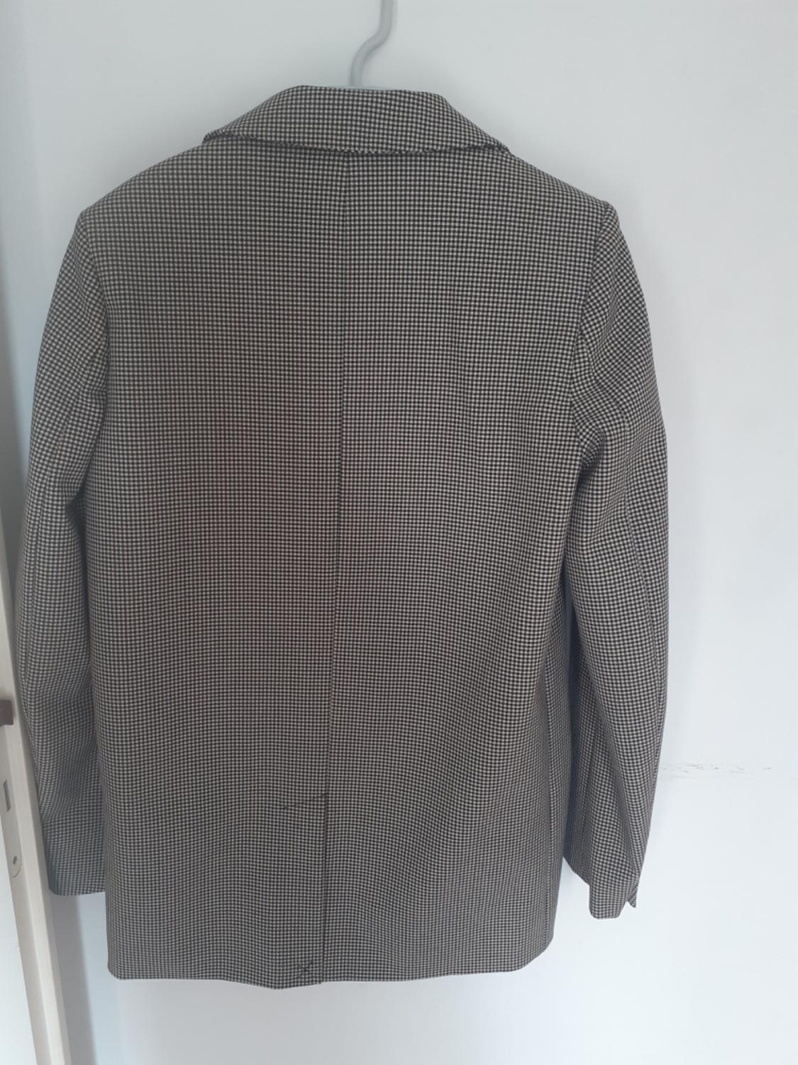 CHECK OVERSIZED BLAZER - Image 2