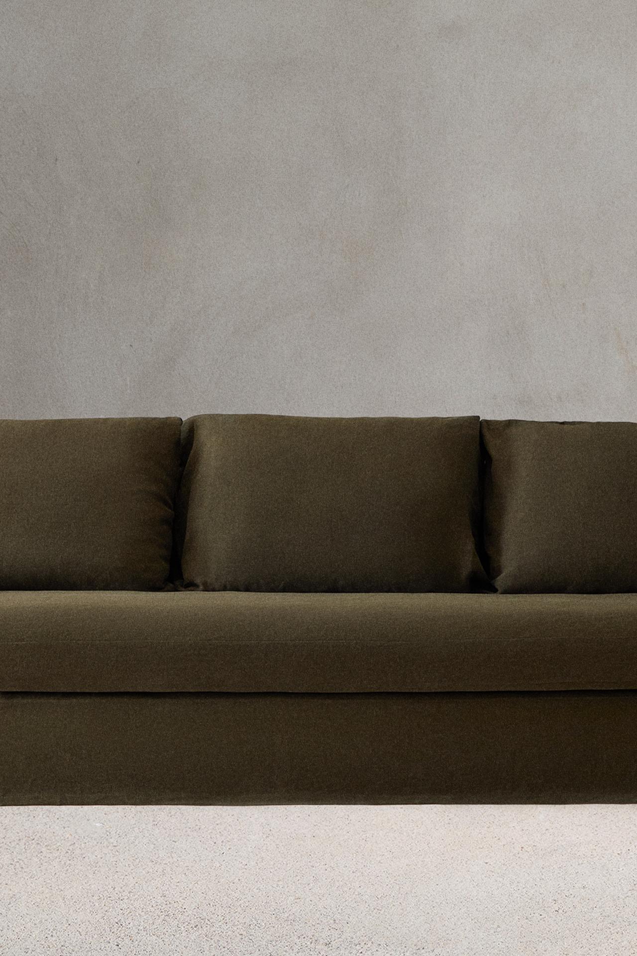 SOFA 01 LINEN COVER — Khaki