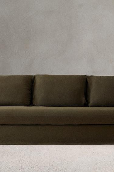 SOFABEZUG LEINEN 01 - Khaki von Zara