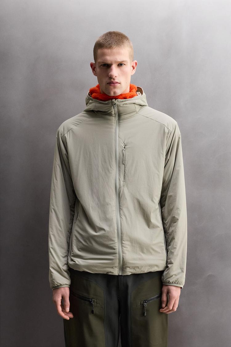 ZARA TECHNICAL MID-LAYER PUFFER JACKET
