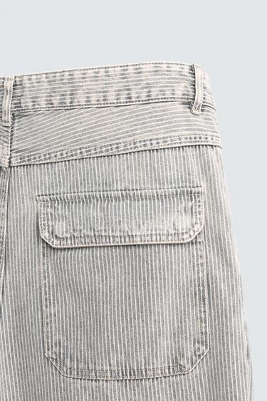 RELAXED STRAIGHT-LEG STRIPED TROUSERS - Stripes by Zara - Image 9