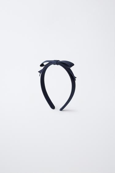 Zara BOW APPLIQUÉ HEADBAND - Navy blue