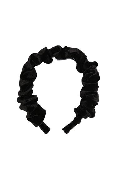 RUCHED VELVET HEADBAND