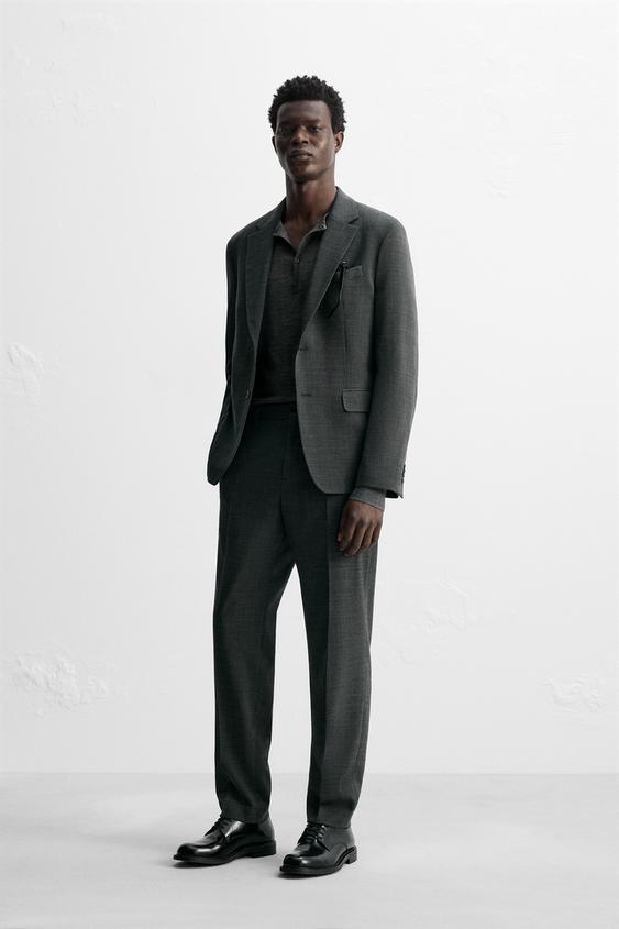 ZARA MAN black ブレザー（ZARA - 激レア 希少 ZARA MAN BLACK TAG  