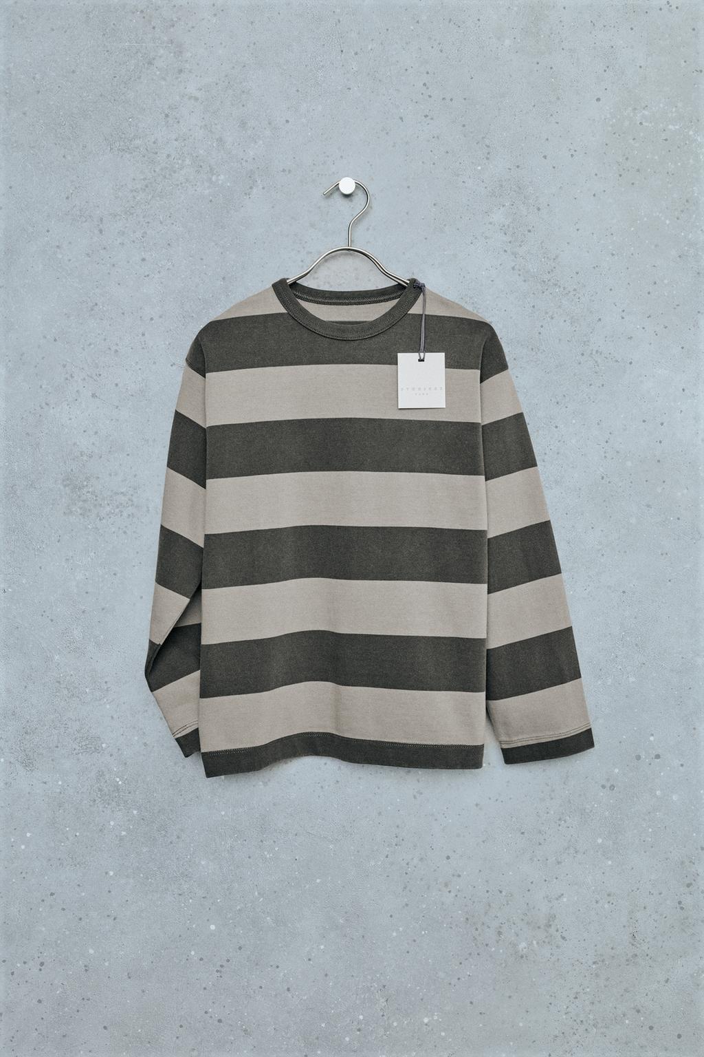 STORIESZ - WASHED STRIPE T-SHIRT