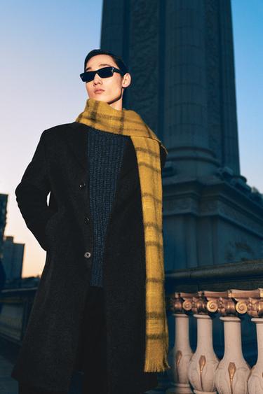 Zara 立體紋理針織衫 - 藍色