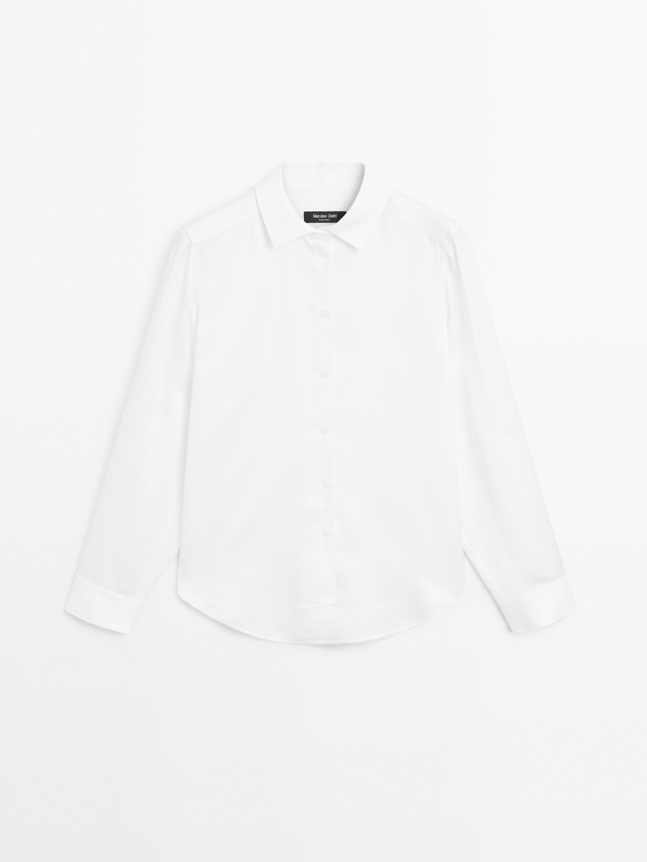 Chemisier fluide satin