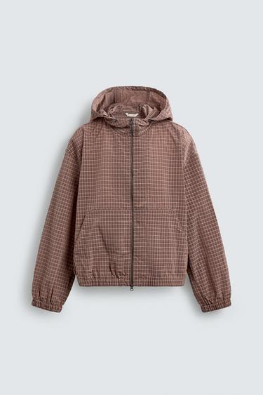 TECHNICAL TEXTURED JACKET - Taupe grey by Zara