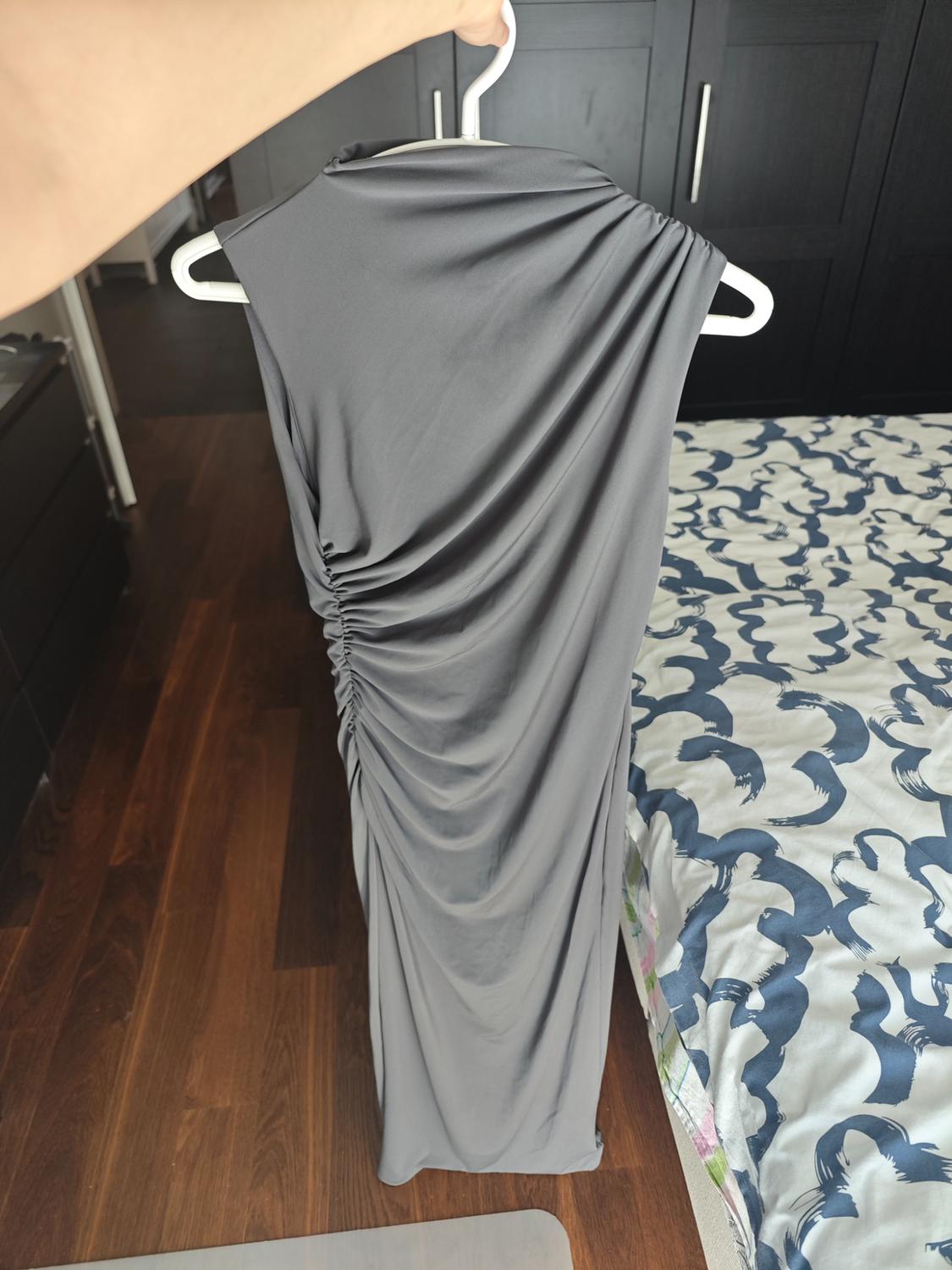 DRAPED MIDI DRESS - Image 2