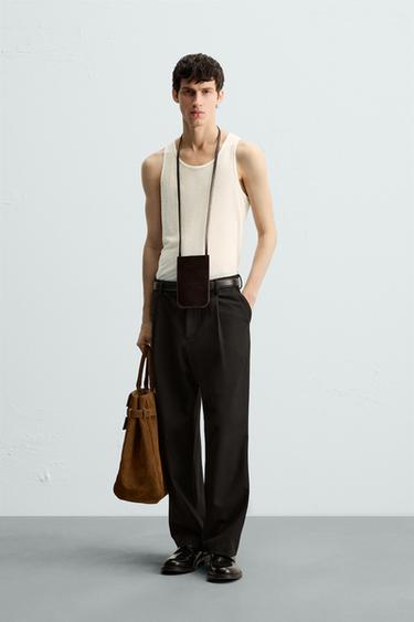 CAMISETA TANK SEMITRANSPARENTE - Crudo de Zara - Imagen 0