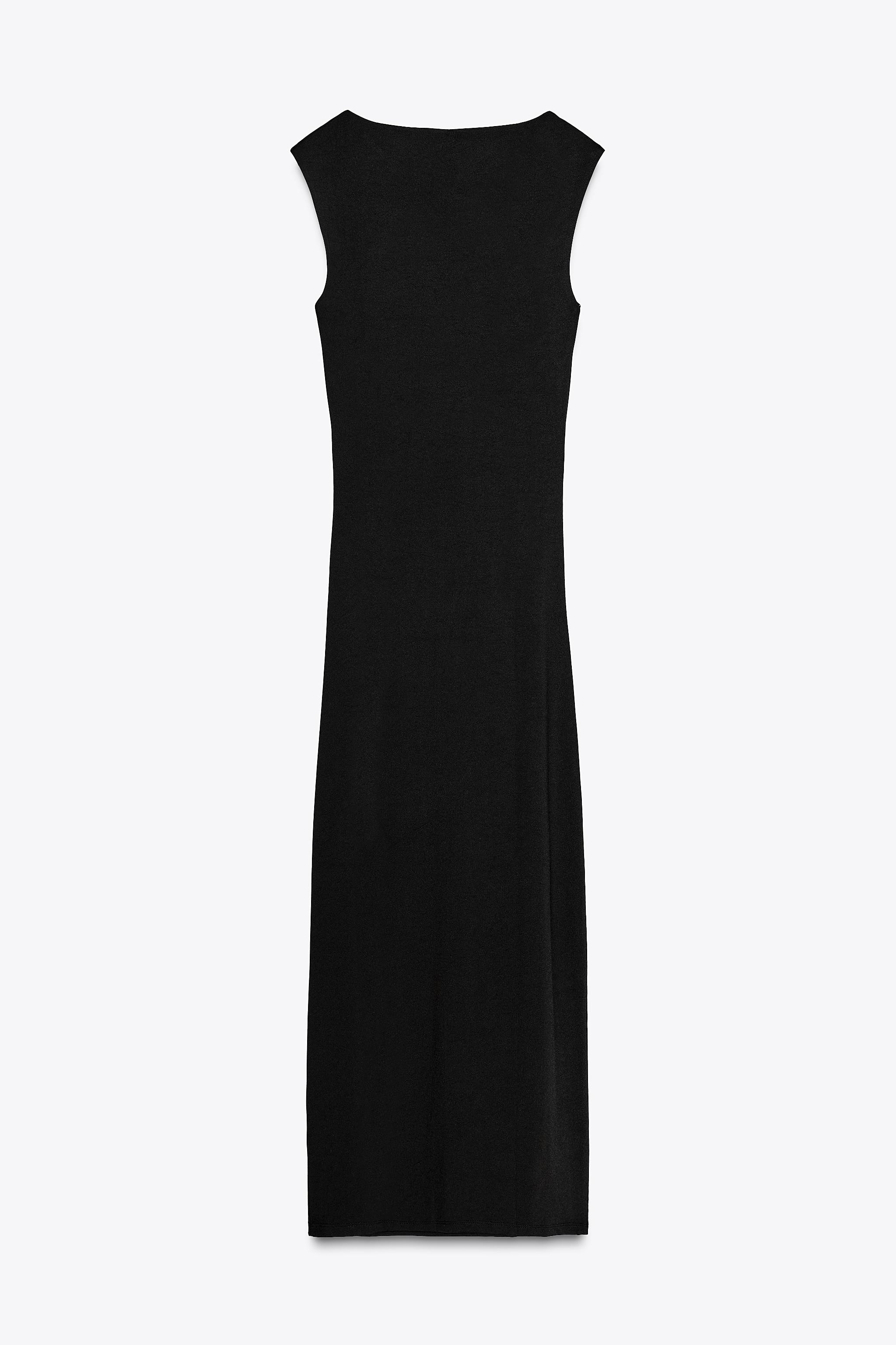ベルト付きロングベスト - ブラック | ZARA Japan / 日本