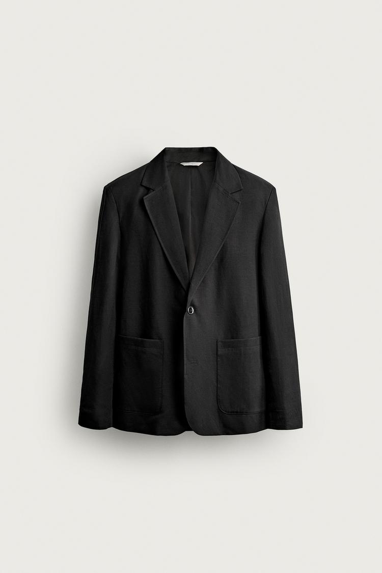Blazer de traje texturizado 6