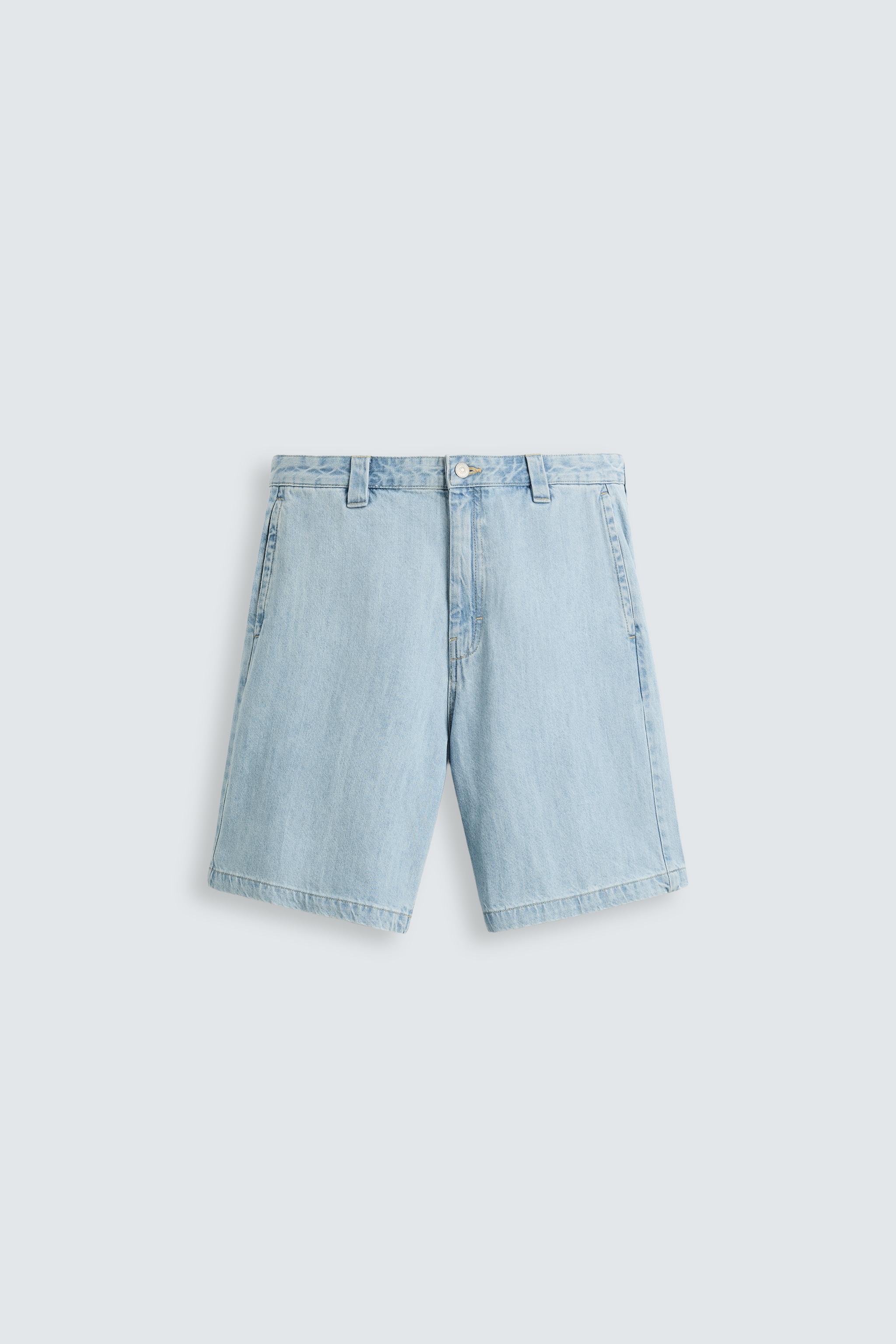 SHORTS JEANS - Azul-celeste | ZARA Brasil