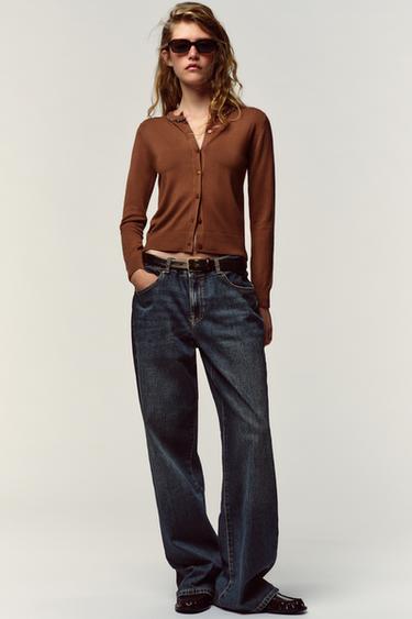 JEWEL CARDIGAN - Brown by Zara