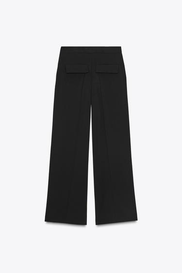 PANTALON LARGE CHAÎNE - Noir de Zara - Image 7