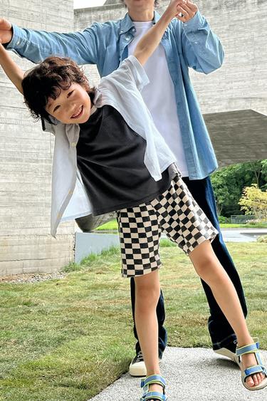 Zara TEXTURED POLO SHIRT - Ecru