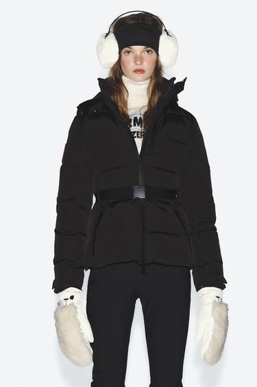 SKI COLLECTION SHEEPSKIN MITTENS - Ecru by Zara - Image 1
