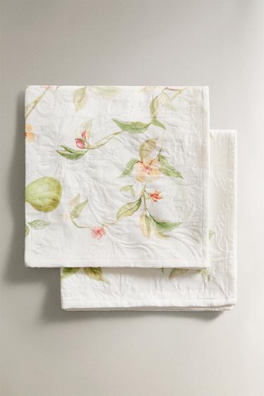 PACK SERVILLETAS ALGODÓN JACQUARD PERAS (PACK DE 2) - Verdoso de Zara