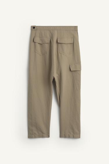 DRP PNT 16 - écru/vert kaki de Zara - Image 4