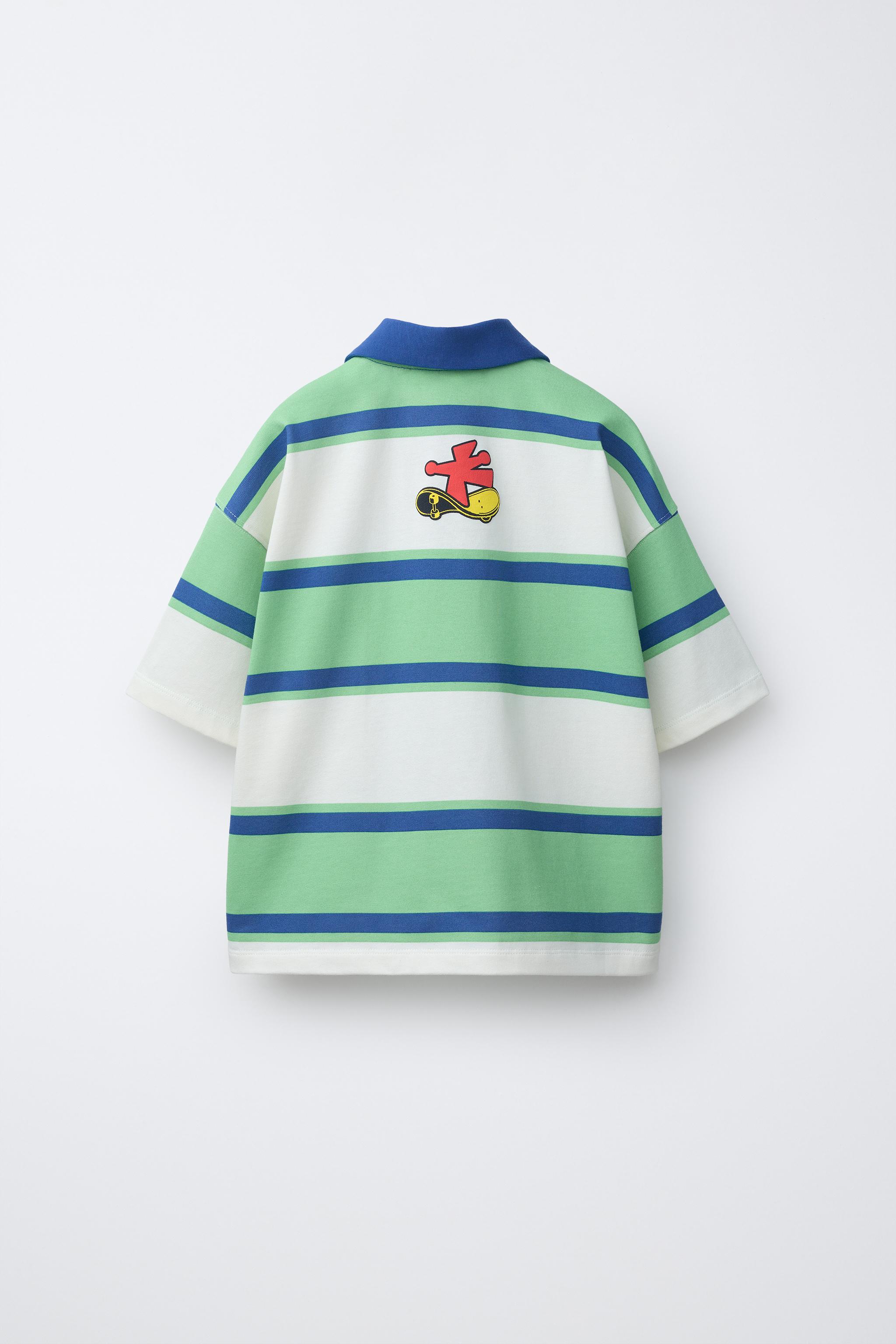 STRIPED SKATE POLO SHIRT