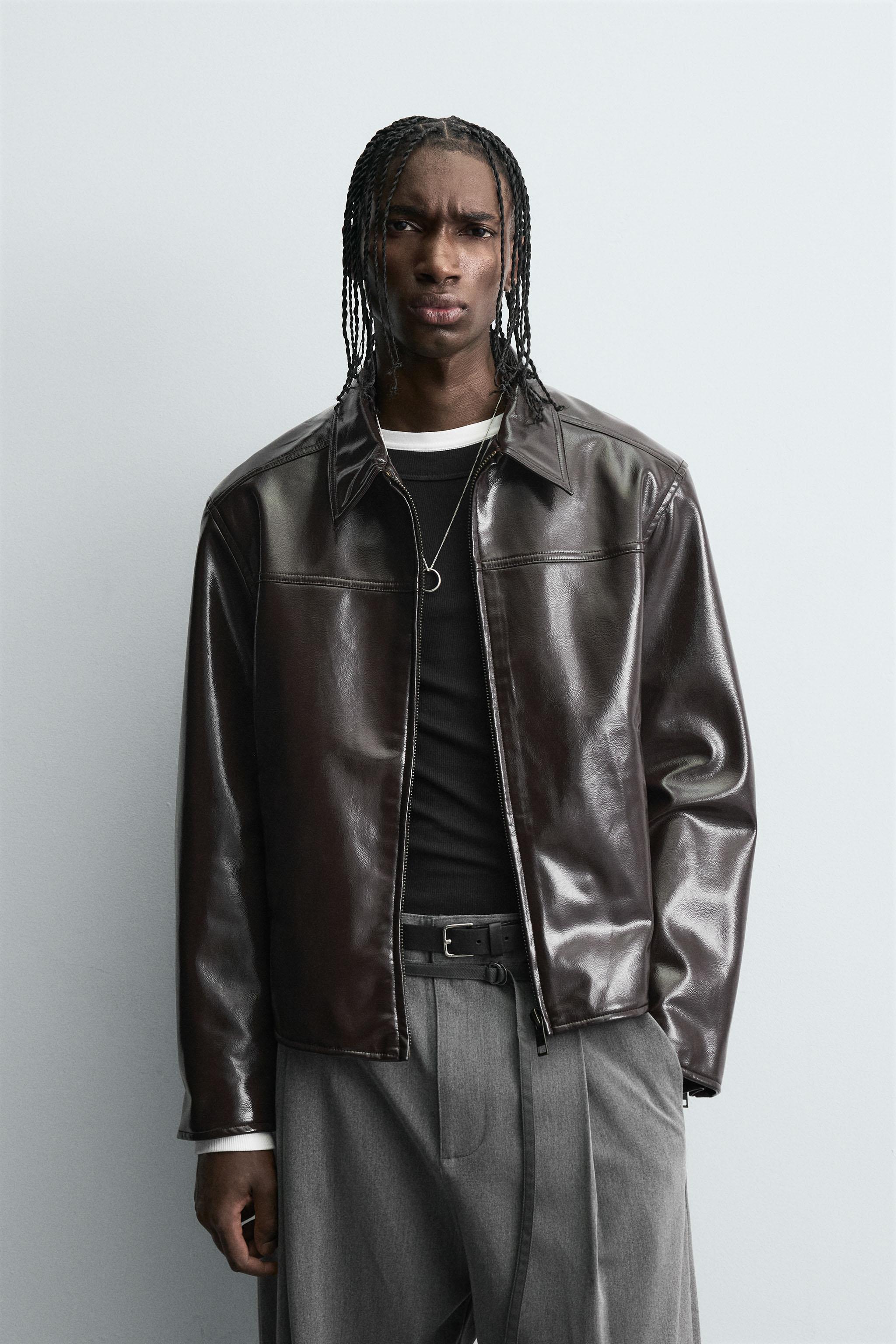 ザラ メンズ ジャケットコート ZARA - ZARA メンズ グレー エクストラロング コート 限定版の