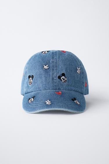 MICKEY MOUSE © DISNEY EMBROIDERED DENIM CAP - Blue by Zara - Image 3