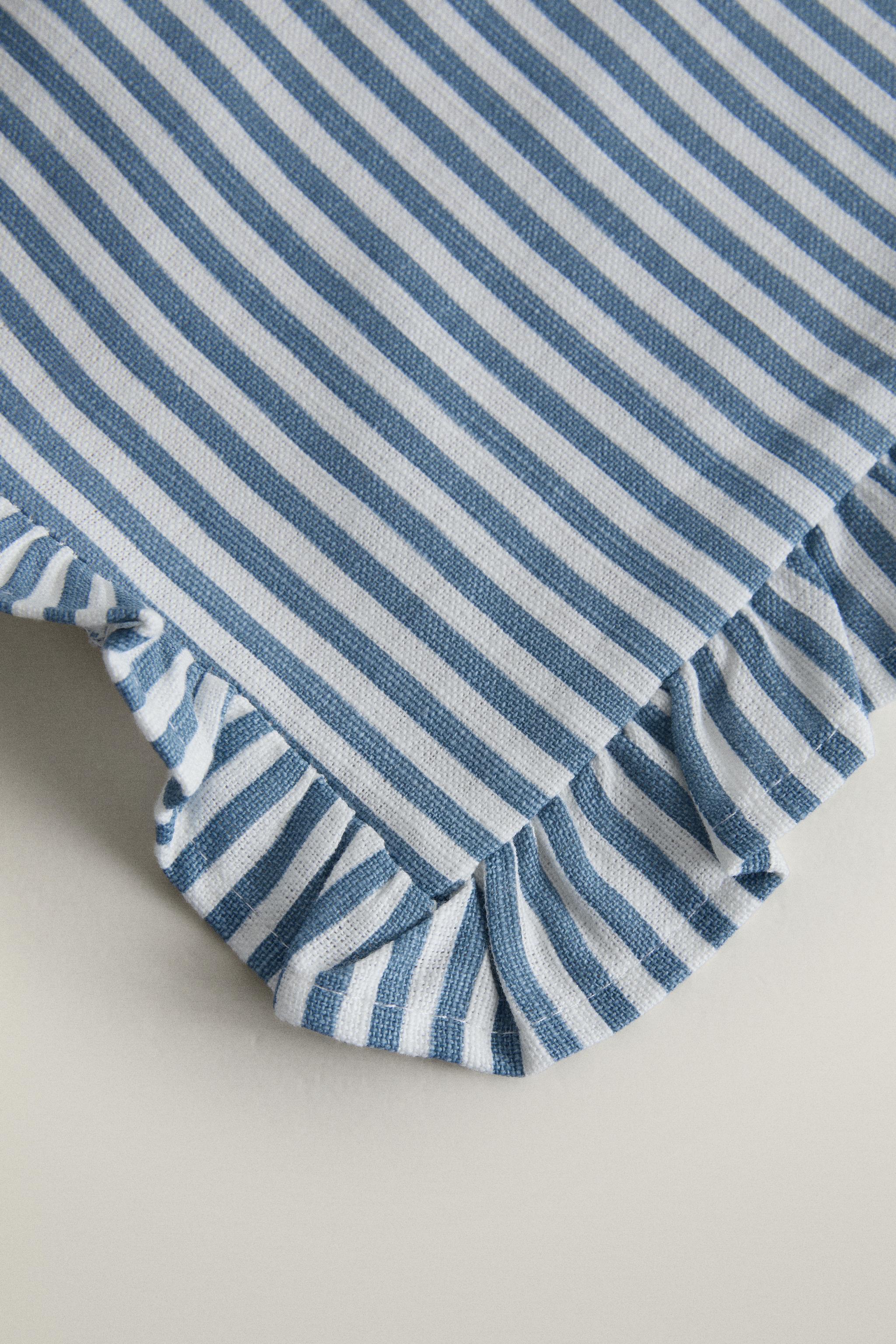 COTTON NAPKINS WITH RUFFLES (PACK OF 2)