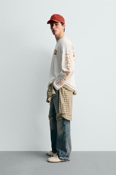 T-SHIRT ILLUSTRATION BACK TO THE FUTURE© UCS LLC AND AMBLIN X DYLAN´S T-SHIRT CLUB X ZARA - blanc de Zara - Image 3