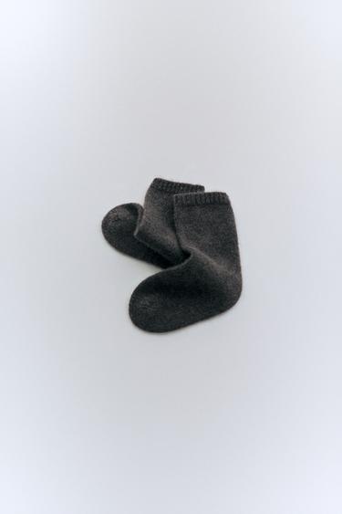 CALZINO 100% CASHMERE - Grigio antracite di Zara
