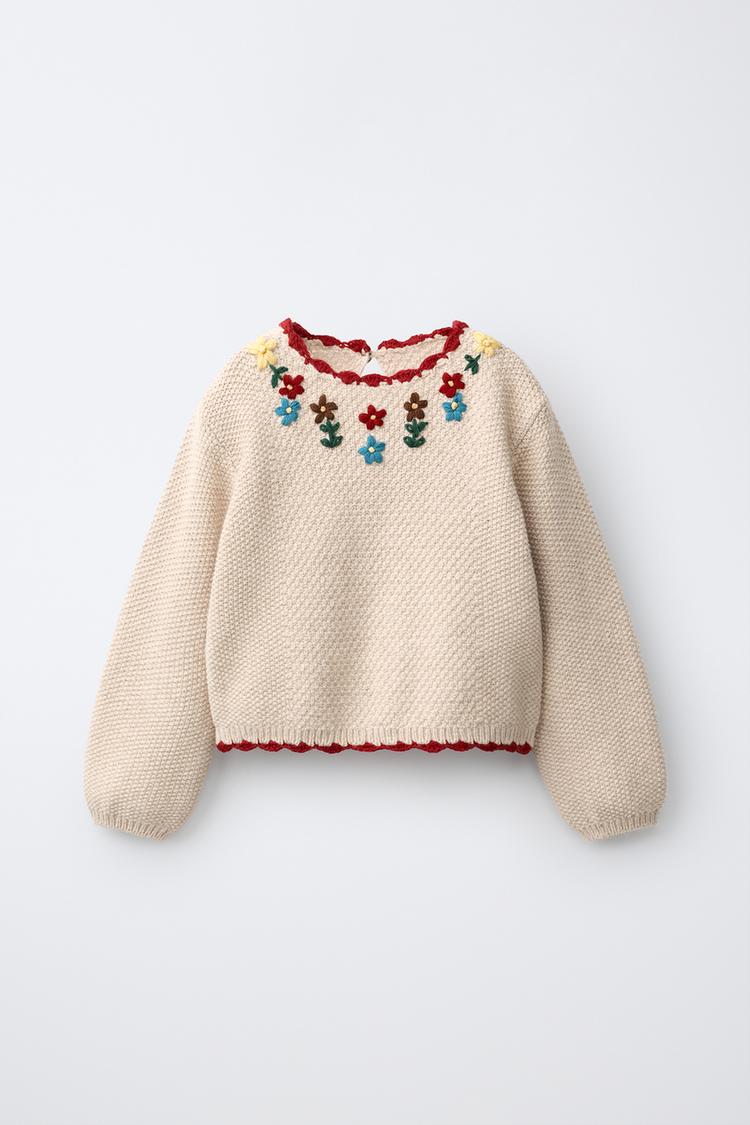 JERSEY PUNTO FLORES BORDADAS