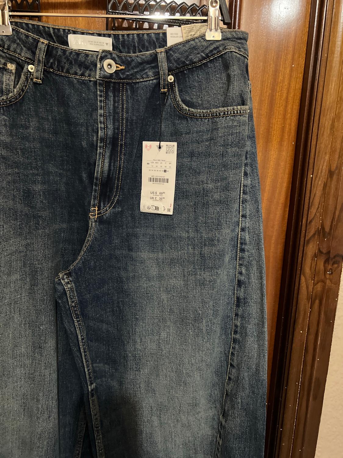 TRF BAGGY BARREL MID-WAIST JEANS - Image 5