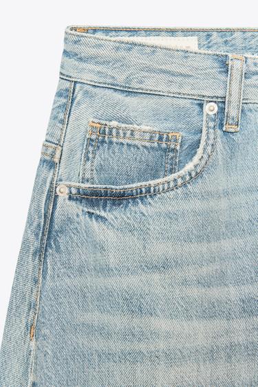 JEAN TRF SHIFTED SEAM TAILLE BASSE - Bleu clair de Zara - Image 8