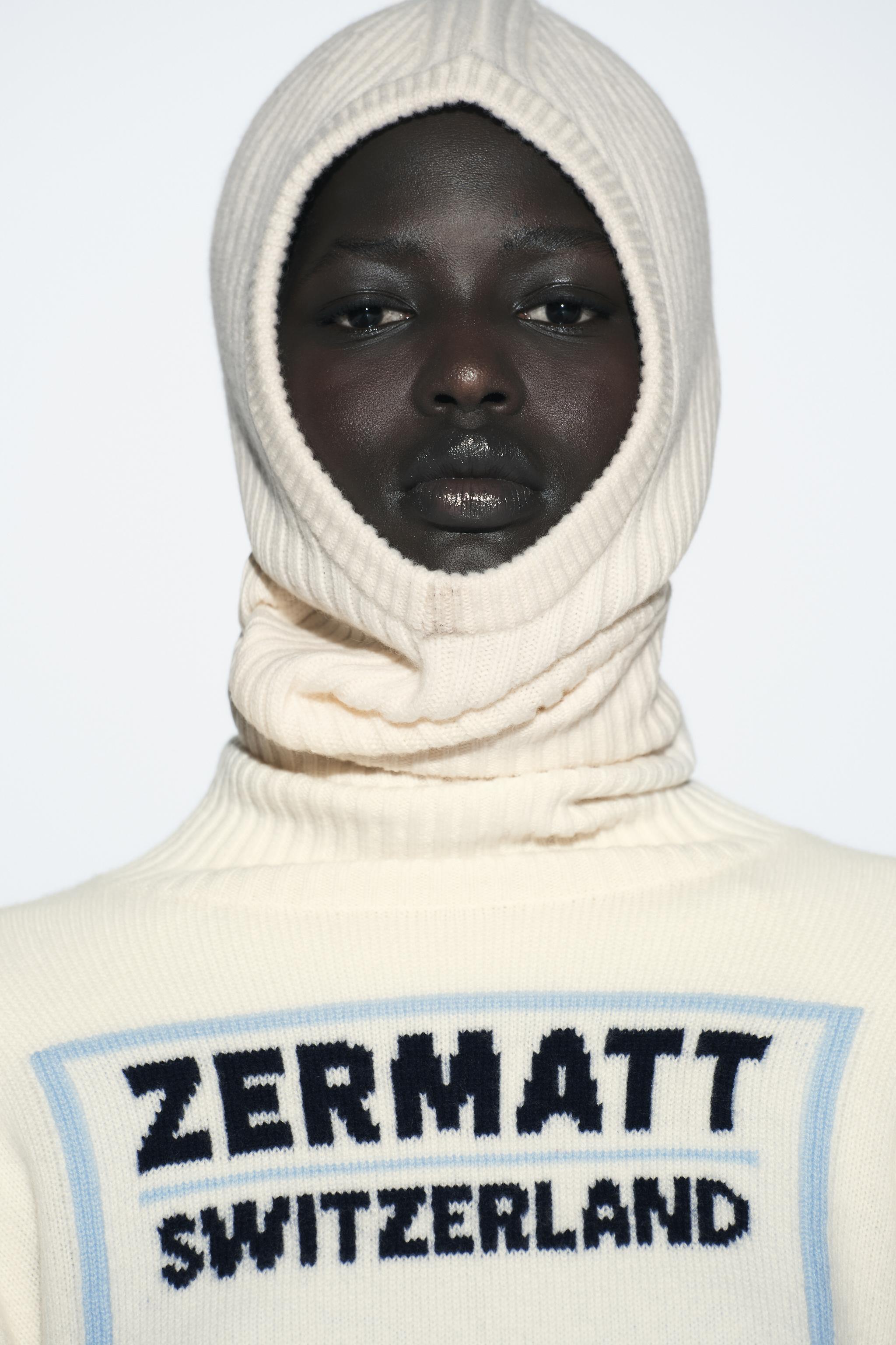 Wool balaclava sweater hotsell