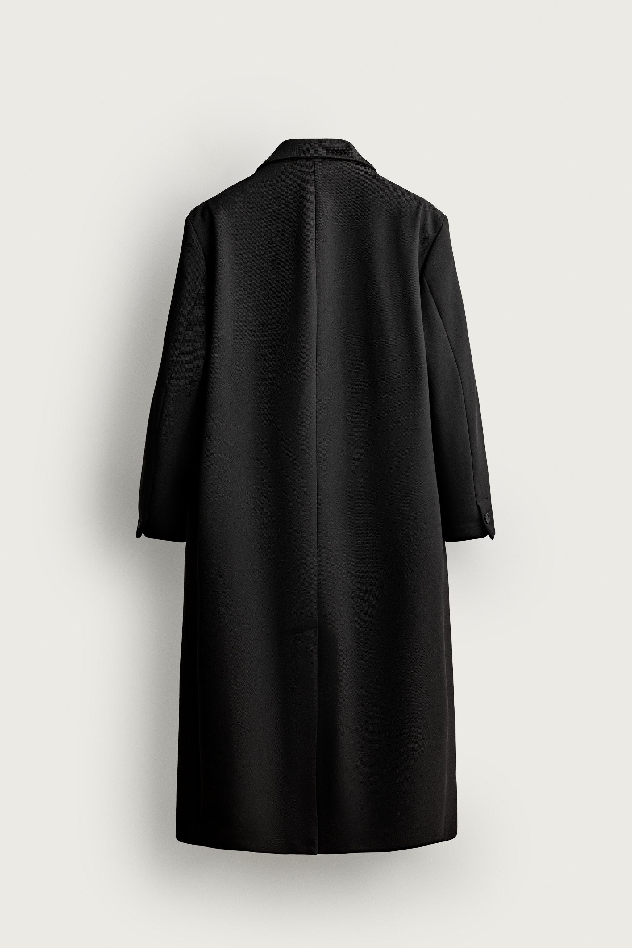 MANTEAU À BOUTONNAGE CROISÉ COUPE OVERSIZE