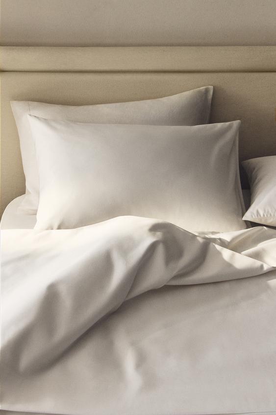 TAIE D’OREILLER SATIN (1000 FILS) - Blanc de Zara - Image 5