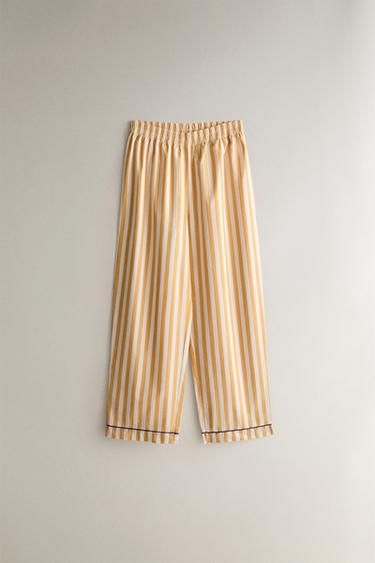 LIMONCELLA X THE ANIMALS OBSERVATORY PYJAMA SET (ADULT) - Ecru/Yellow by Zara - Image 3