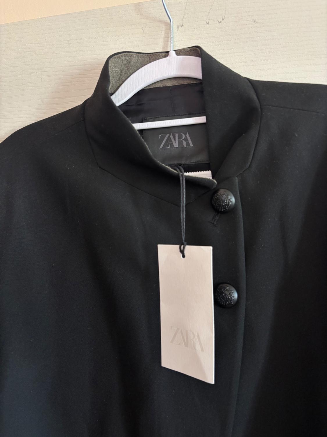 HIGH NECK BUTTONED BLAZER ZW COLLECTION - Image 3