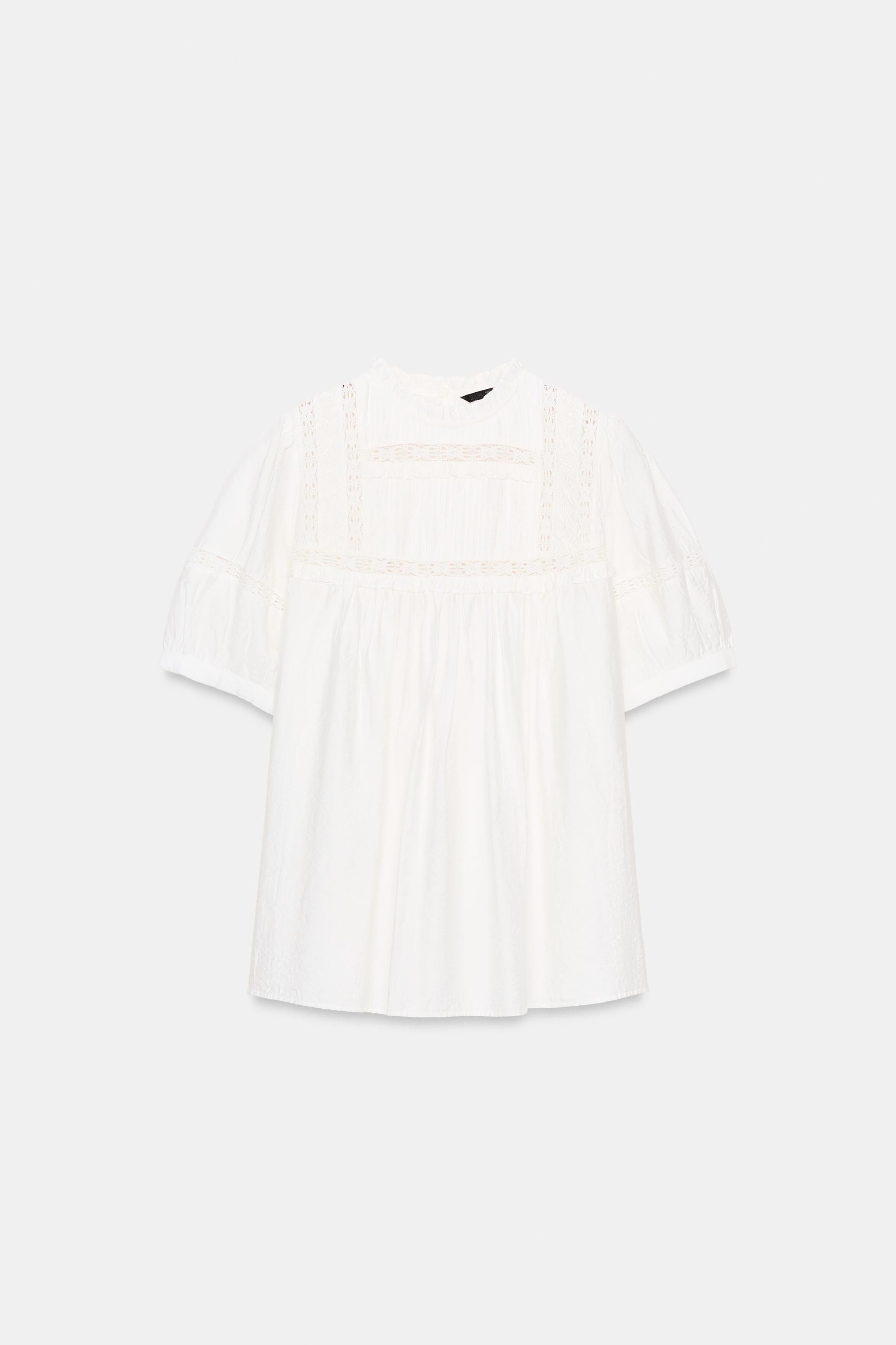 BLOUSE ROMANTIQUE À MANCHES BALLON