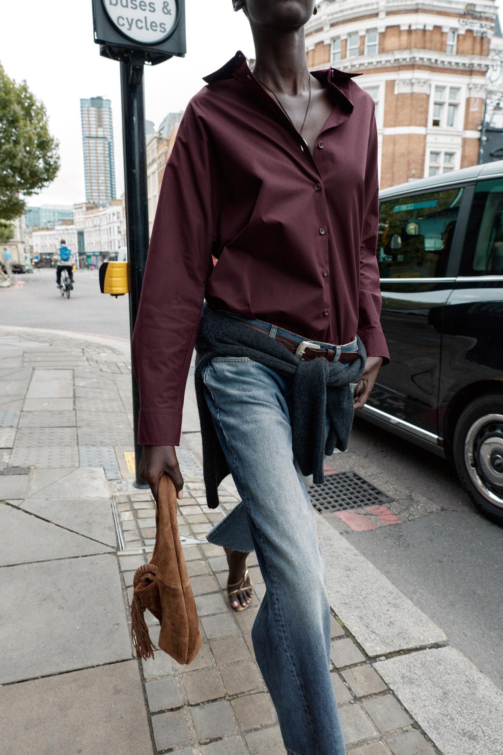 OVERSIZED POPLIN SHIRT