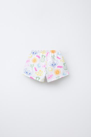 LILO & STITCH © DISNEY PRINTED BERMUDA SHORTS - Oyster-white by Zara - Image 1