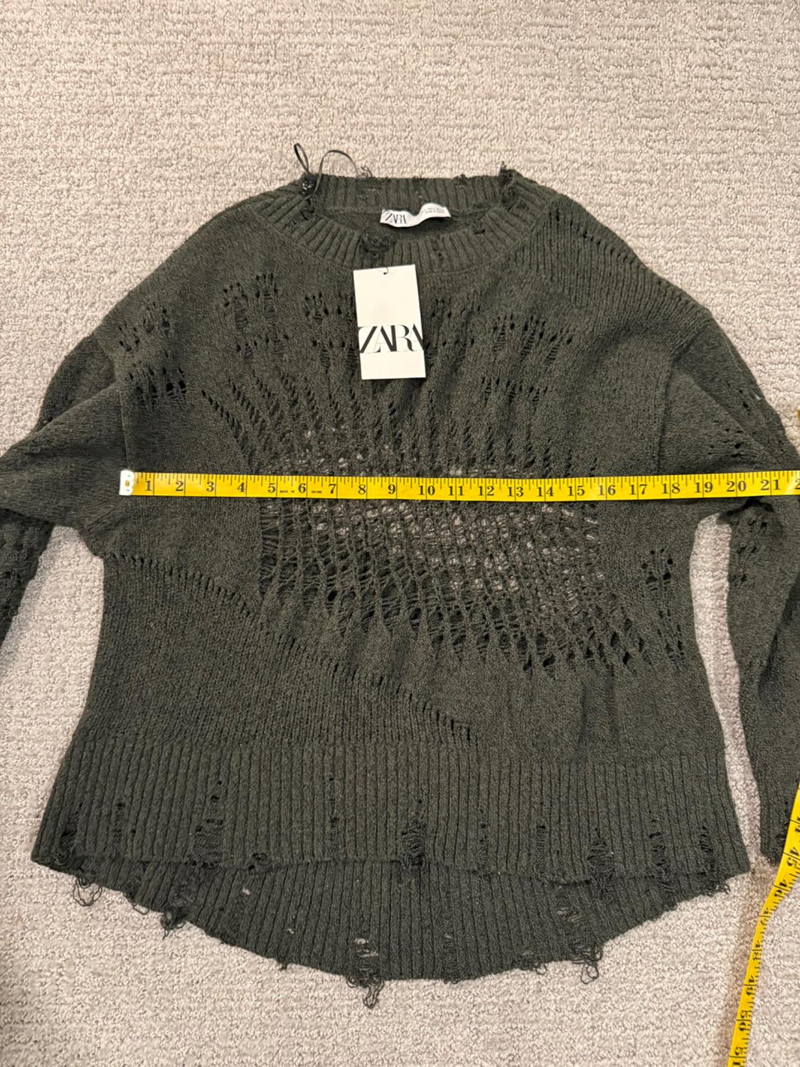 RIPPED OPEN KNIT SWEATER - Image 3