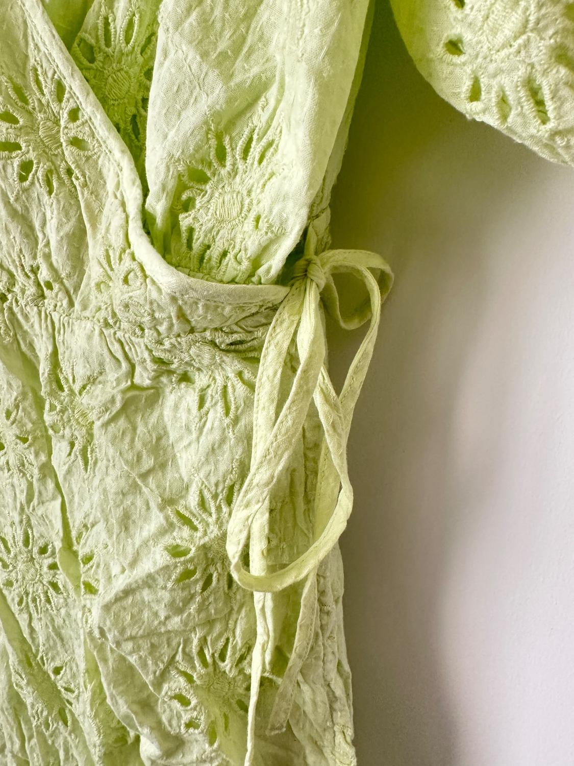 DRESS WITH CUTWORK EMBROIDERY - Image 2