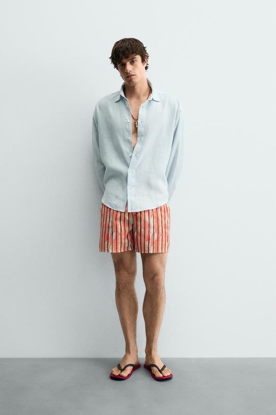 STRIPED SWIMSUIT from Zara - $59.90