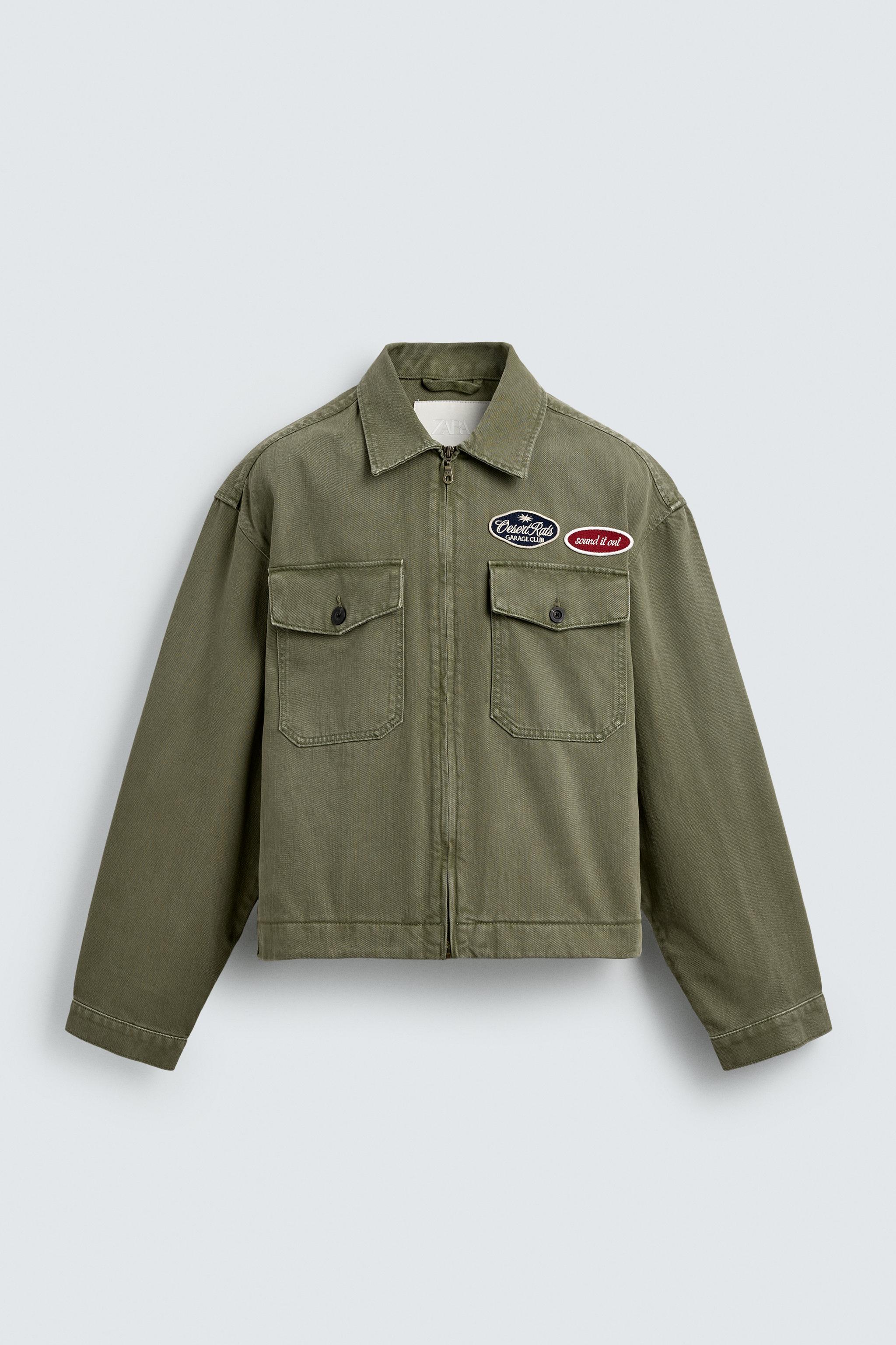 BLOUSON COURT COUPE AJUSTÉE AVEC PIÈCES