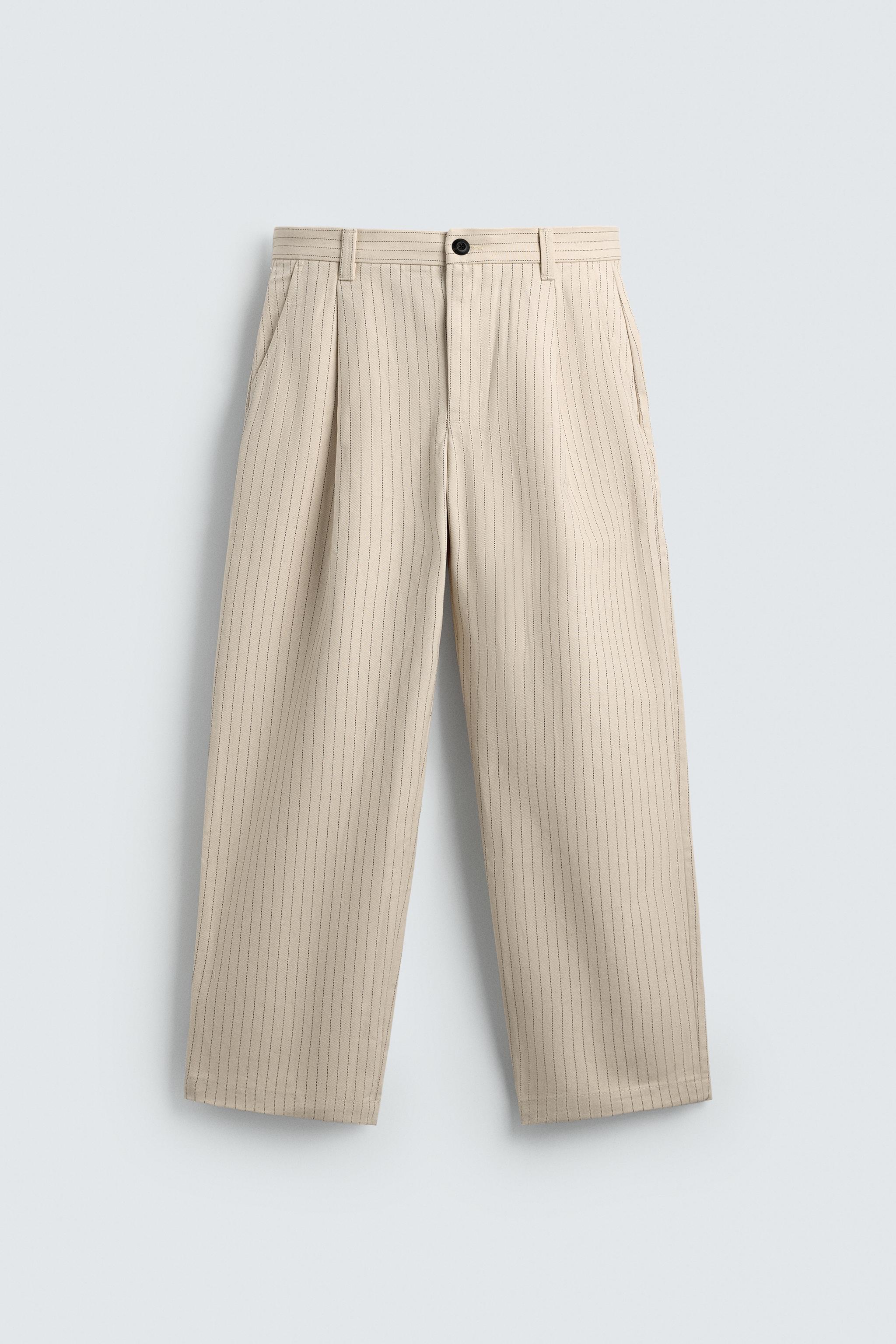 PANTALON CHINO COUPE DÉCONTRACTÉE RAYURES