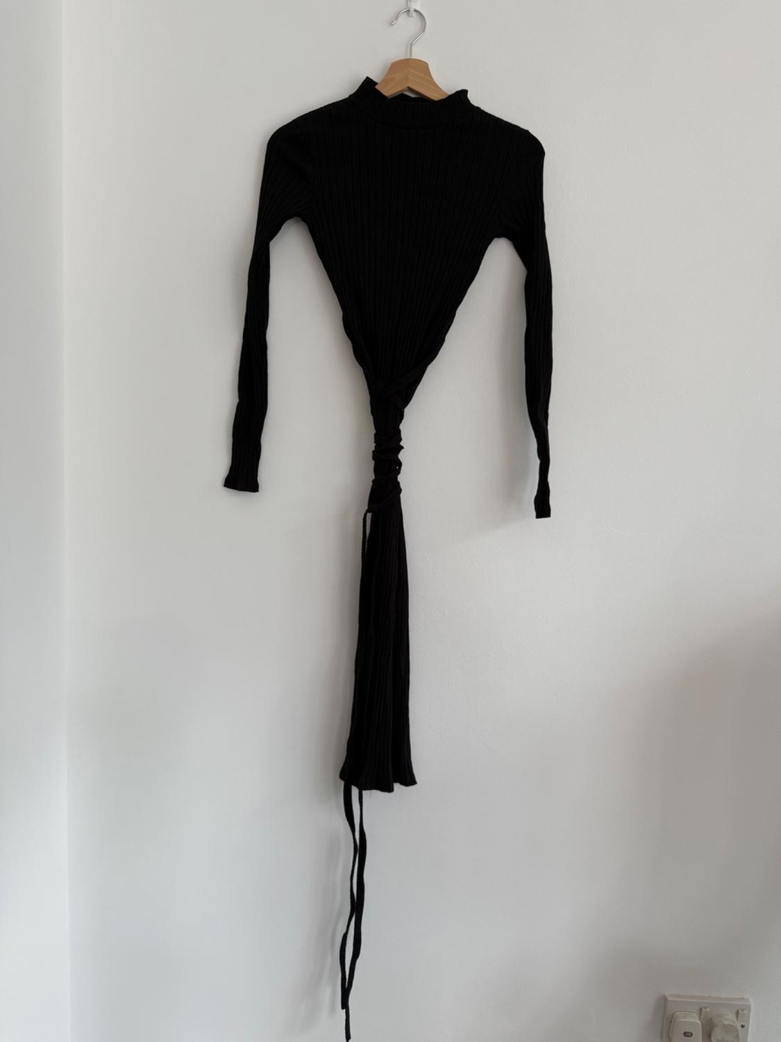 RIBBED CUT-OUT DRESS - Image 2
