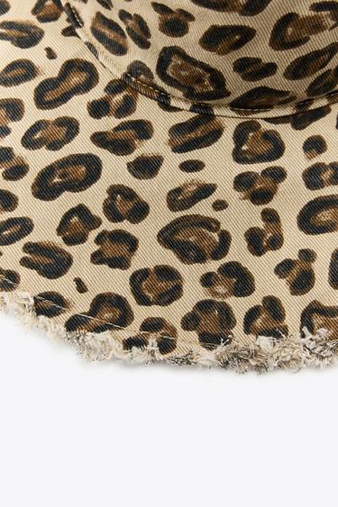 ANIMAL PRINT BUCKET HAT - Leopard by Zara - Image 2